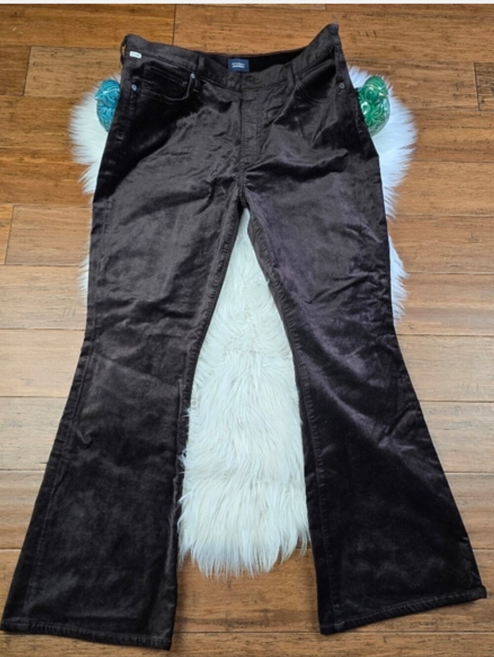Citizens of Humanity  Velvet Brown Flare Pants 33